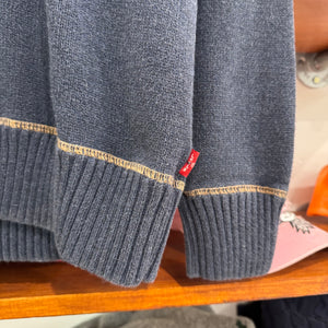 2000'S LEVI'S CONTRAST STITCH KNIT JACKET - M