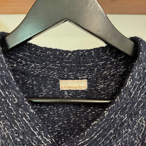 1990'S NAPAPIJRI 1/4 BUTTON-UP KNIT - M