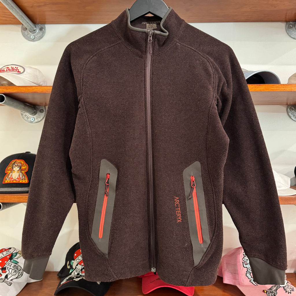 2000'S WOMENS ARC'TERYX WAFFLE FLEECE JACKET - M