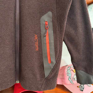 2000'S WOMENS ARC'TERYX WAFFLE FLEECE JACKET - M