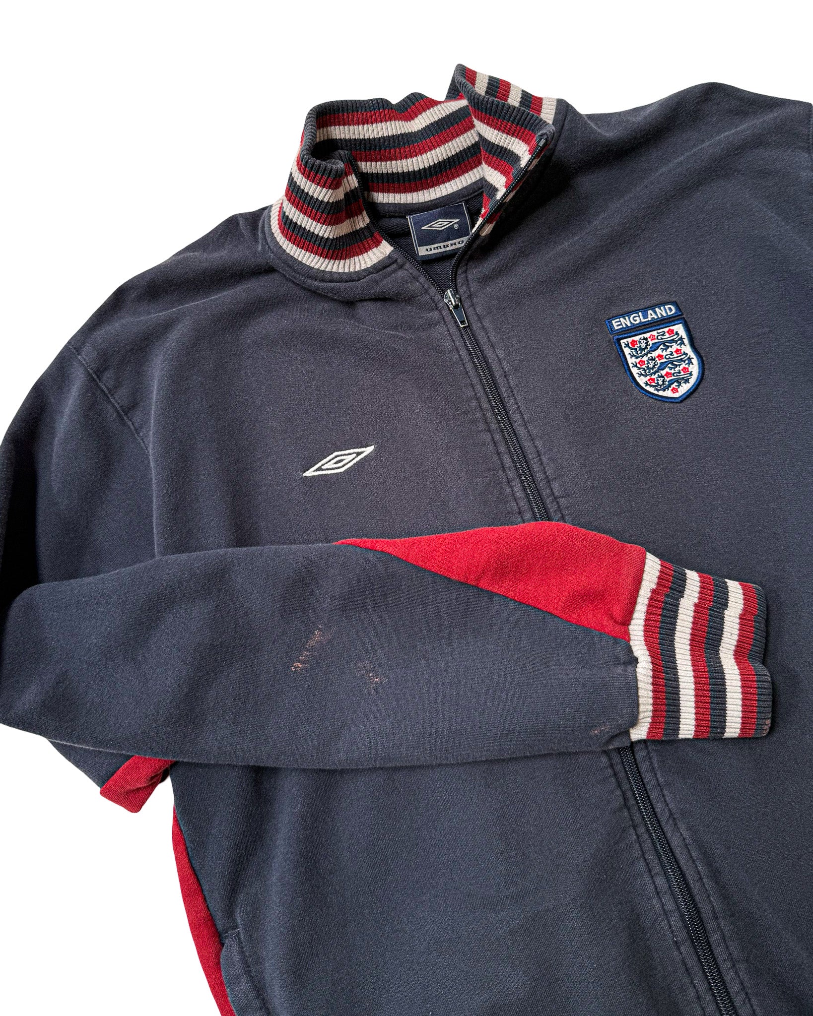 2000'S UMBRO ENGLAND FOOTBALL JACKET - L