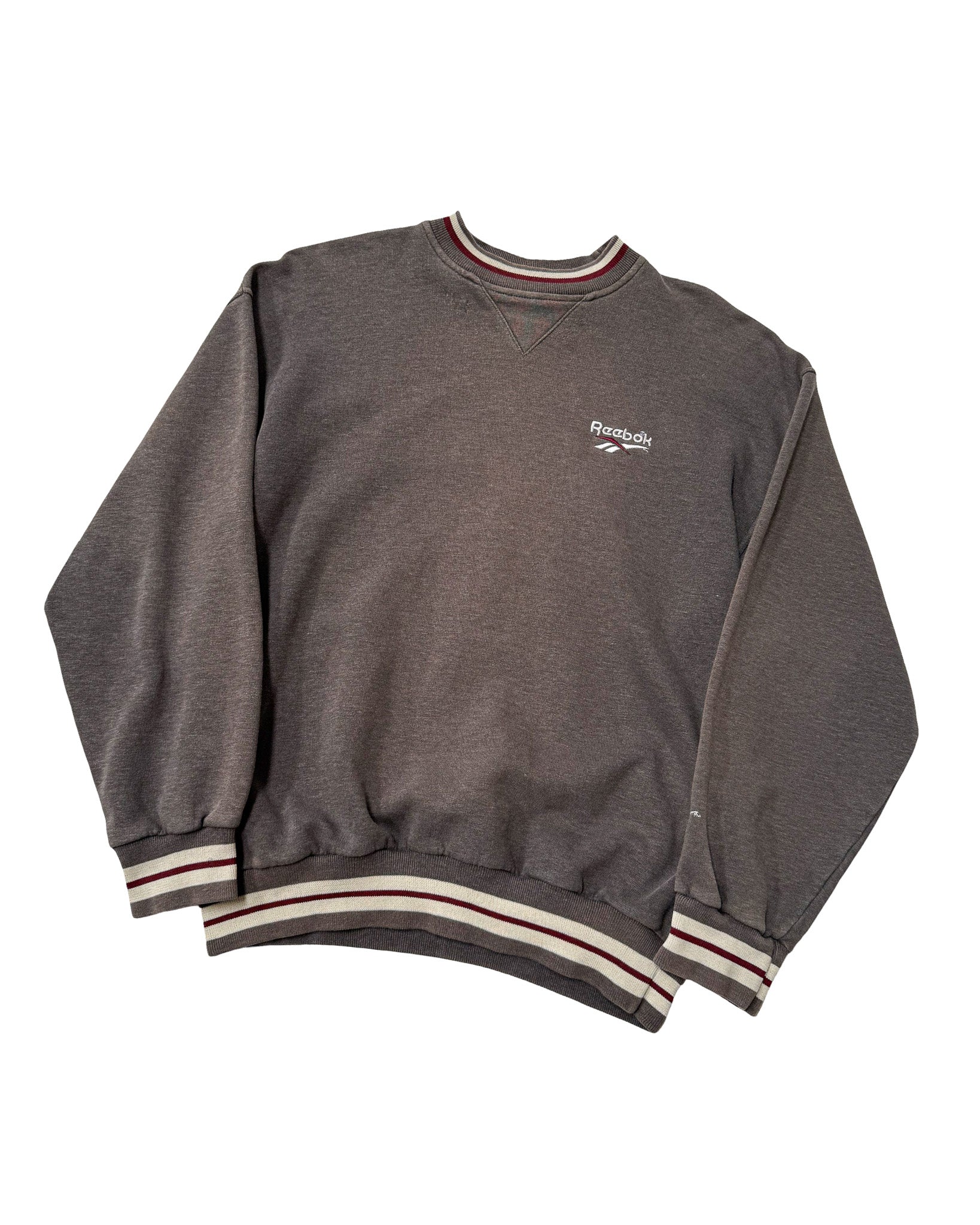 1990'S REEBOK EMBROIDERED SWEATSHIRT - M