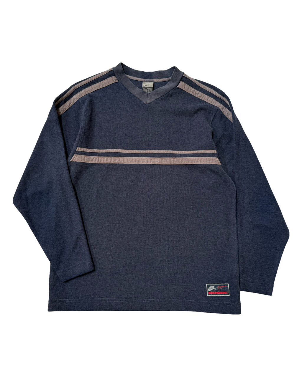 2000'S NIKE STRIPED PULLOVER - M