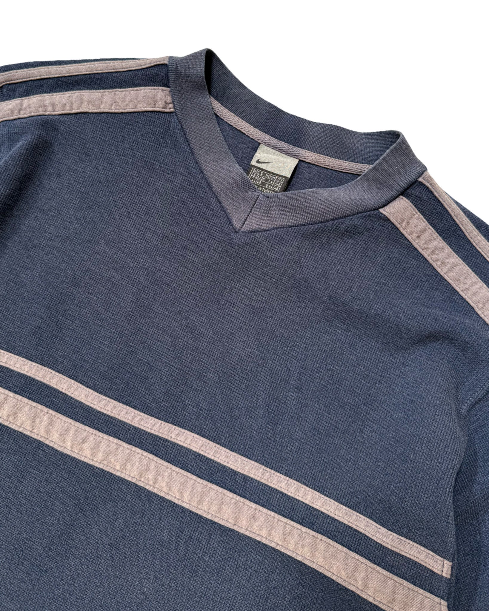 2000'S NIKE STRIPED PULLOVER - M