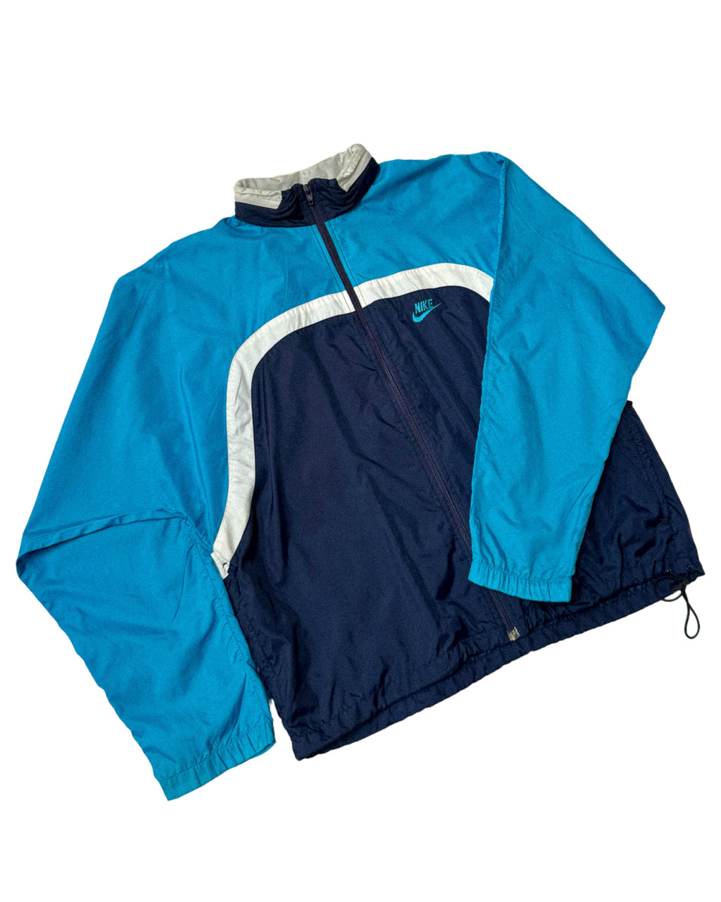 1990'S NIKE THREE-TONE SPRAY JACKET - L