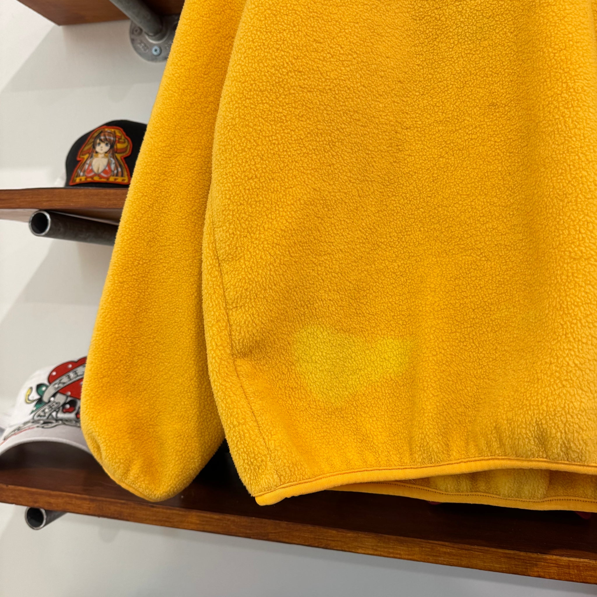 1990'S PATAGONIA SYNCHILLA 1/4 BUTTON-UP FLEECE - L