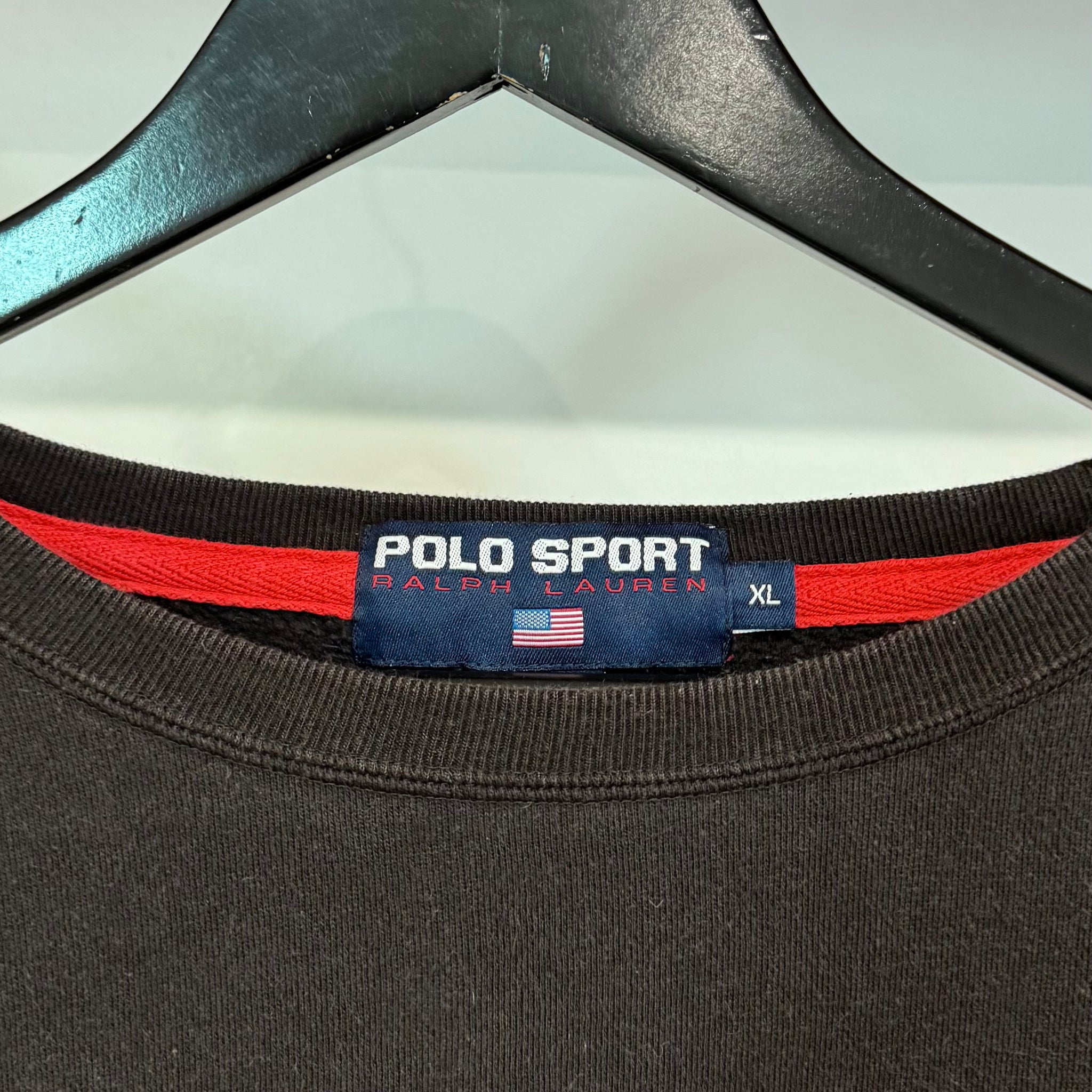 1990'S RALPH LAUREN POLO SPORT EMBROIDERED SWEATSHIRT - XXL
