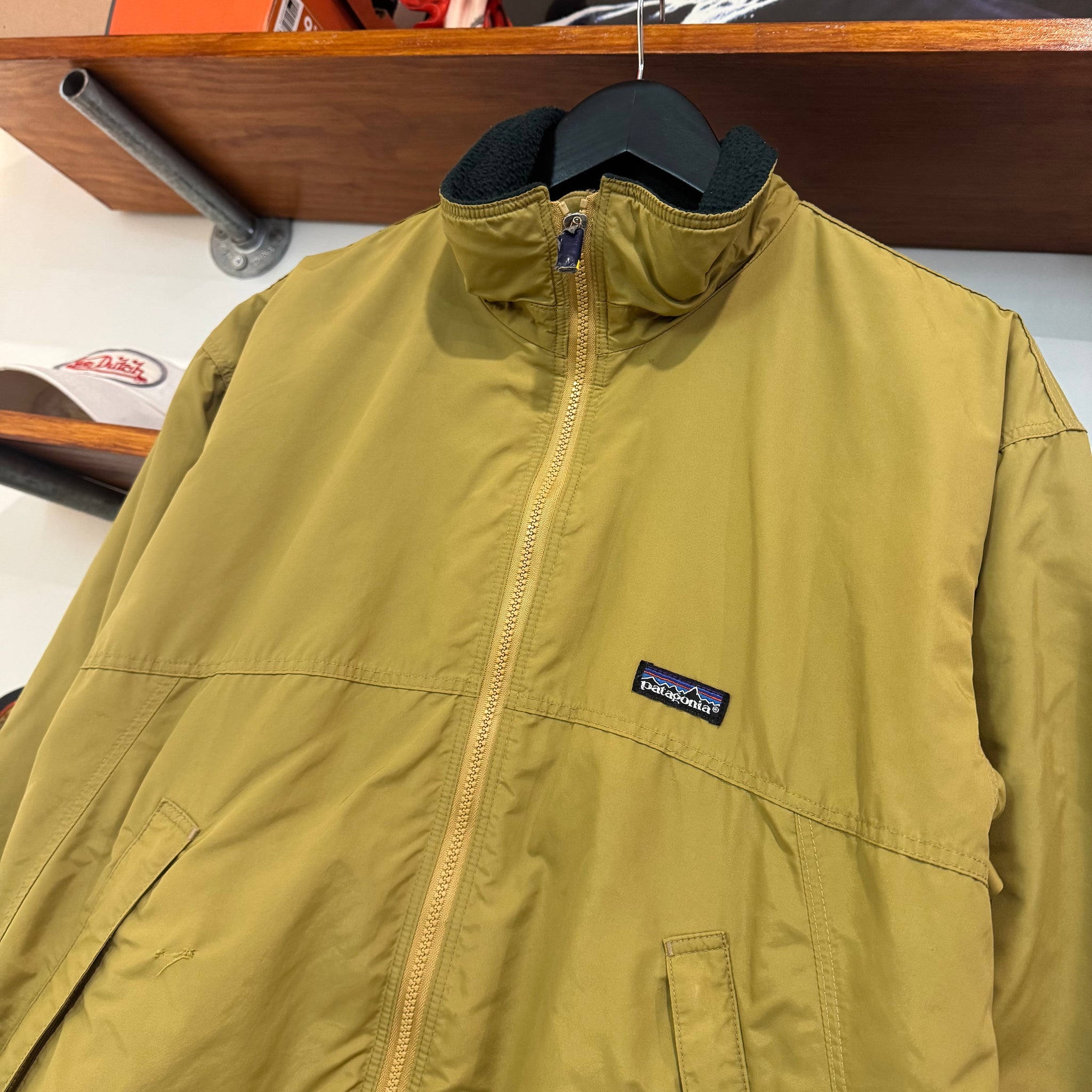 1990'S PATAGONIA FLEECE LINED JACKET - M