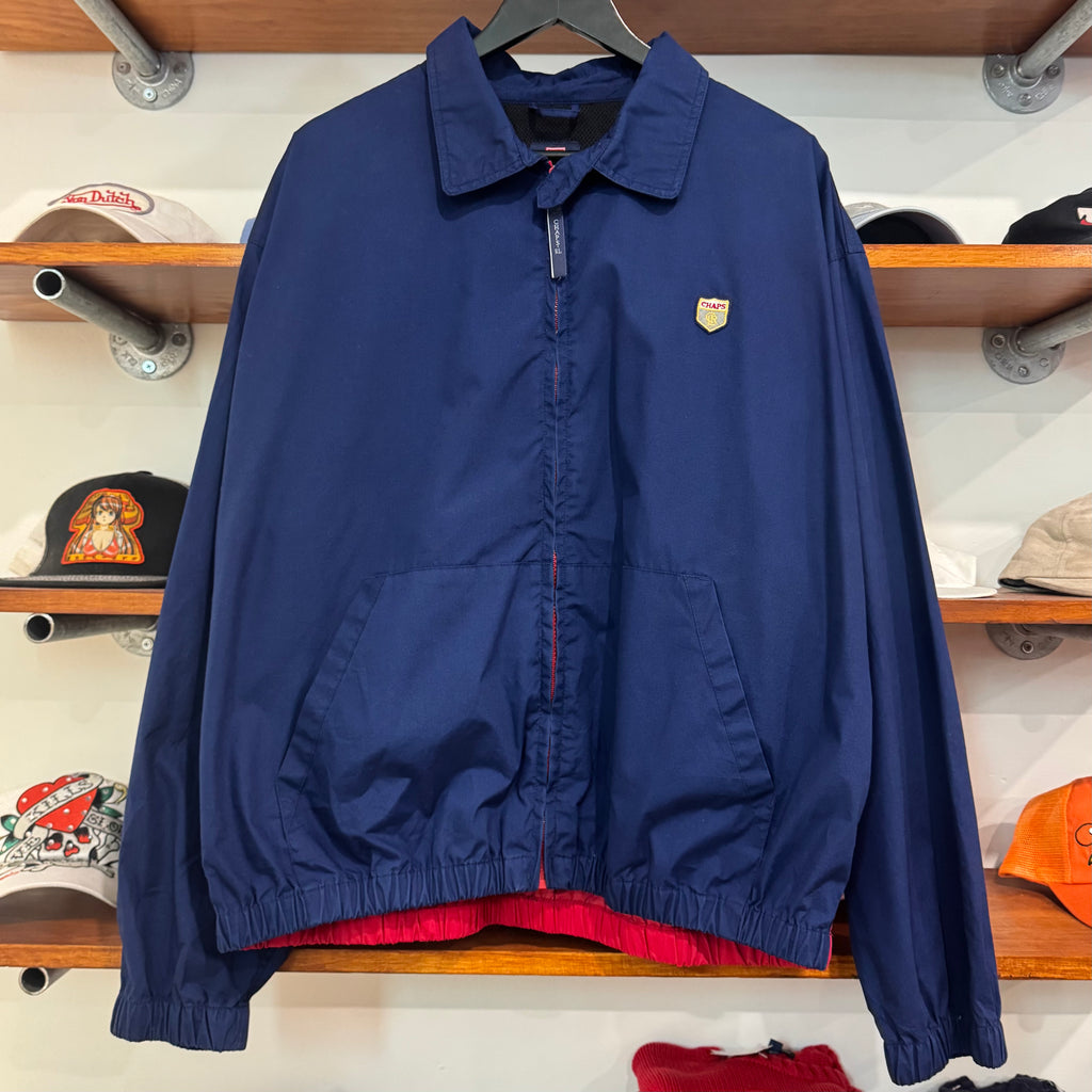 1990'S CHAPS RALPH LAUREN COLLARED TWO-TONE JACKET - L/XL