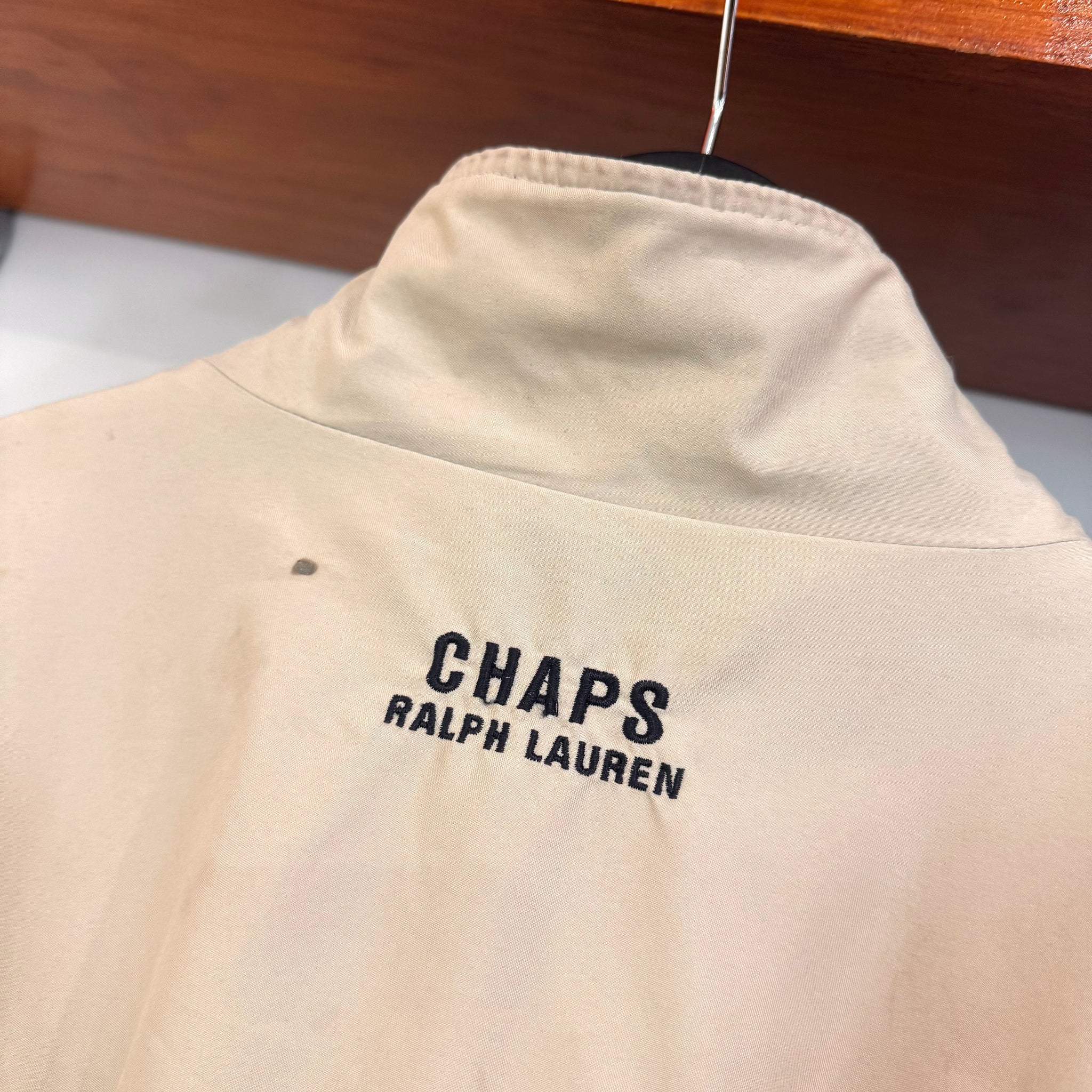 1990'S CHAPS RALPH LAUREN FLEECE LINED JACKET - XL
