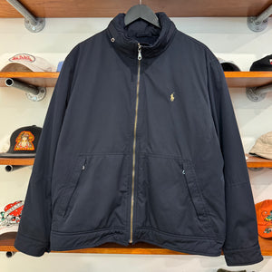 2000'S RALPH LAUREN EMBROIDERED FLEECE LINED JACKET - L