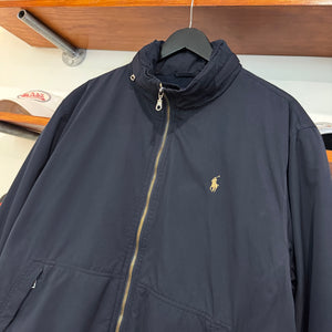 2000'S RALPH LAUREN EMBROIDERED FLEECE LINED JACKET - L