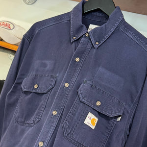 2000'S CARHARTT 'FIRE RESISTANT' BUTTON-UP - M/L