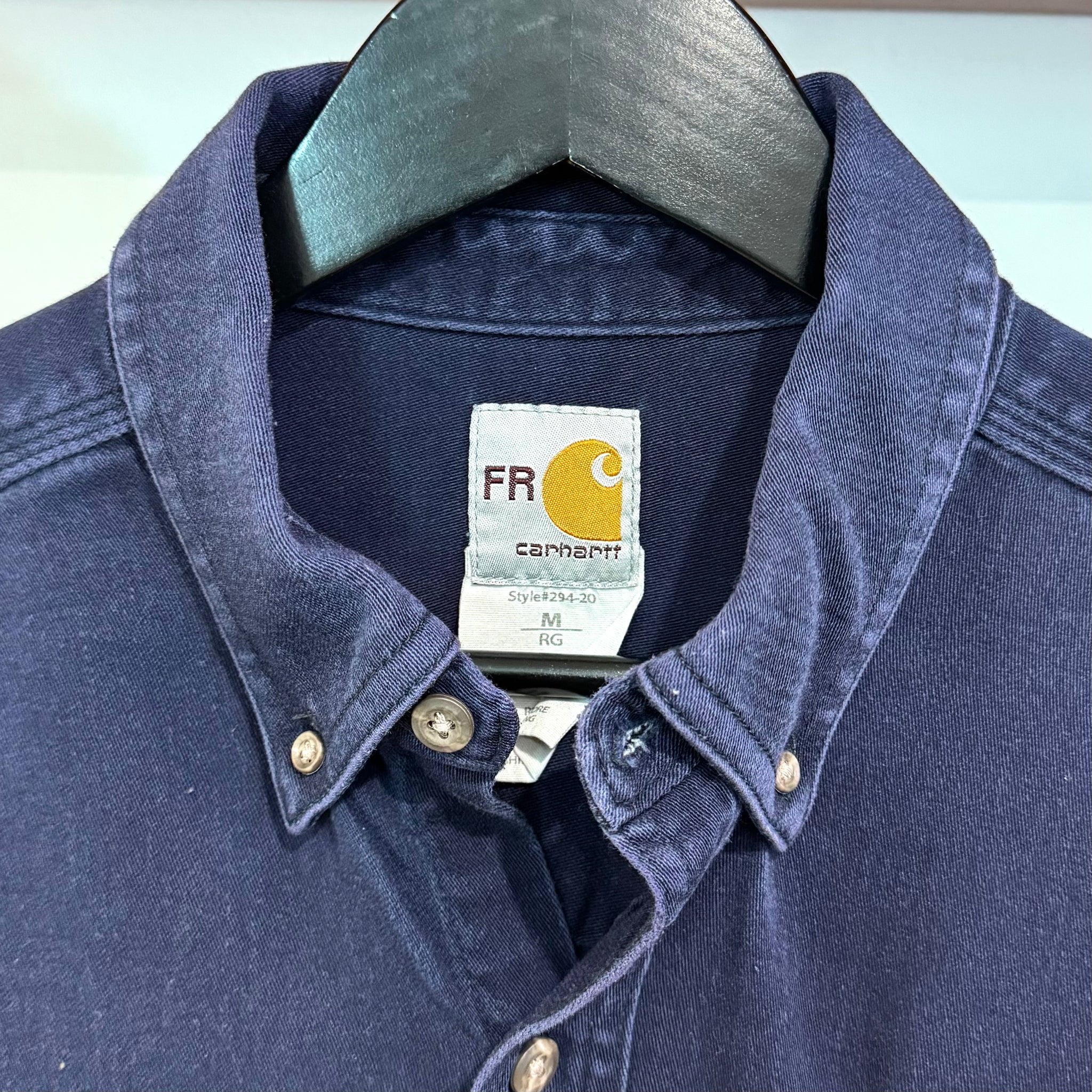 2000'S CARHARTT 'FIRE RESISTANT' BUTTON-UP - M/L