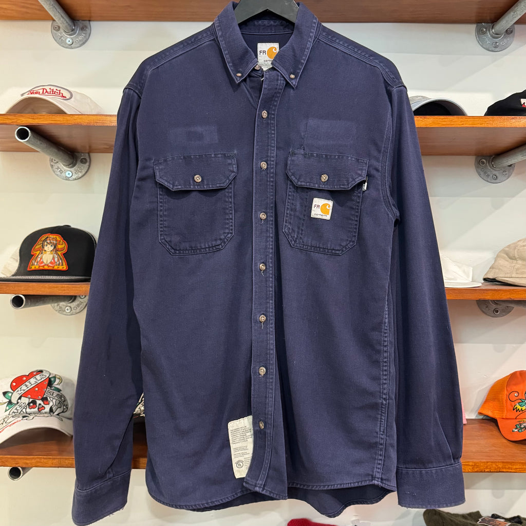 2000'S CARHARTT 'FIRE RESISTANT' BUTTON-UP - M/L