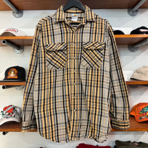 1990'S CARHARTT FLANNEL BUTTON-UP - M/L