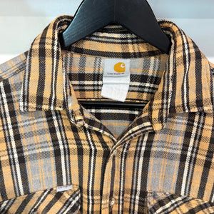 1990'S CARHARTT FLANNEL BUTTON-UP - M/L