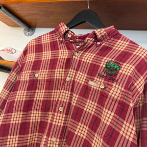 1990'S CARHARTT PLAID BUTTON-UP - M/L