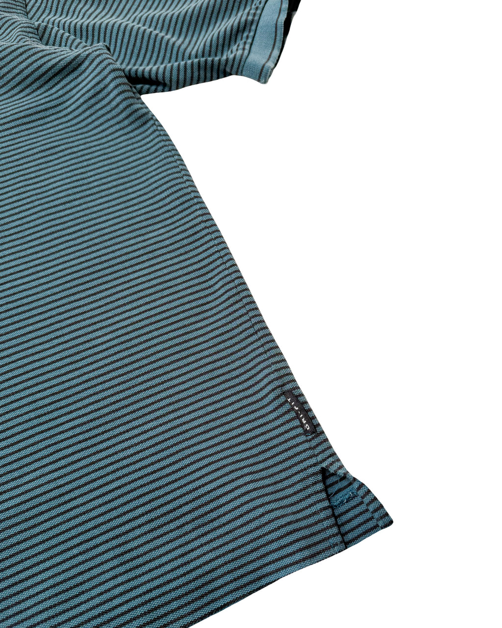 2000'S NIKE GOLF STRIPED POLO SHIRT - L