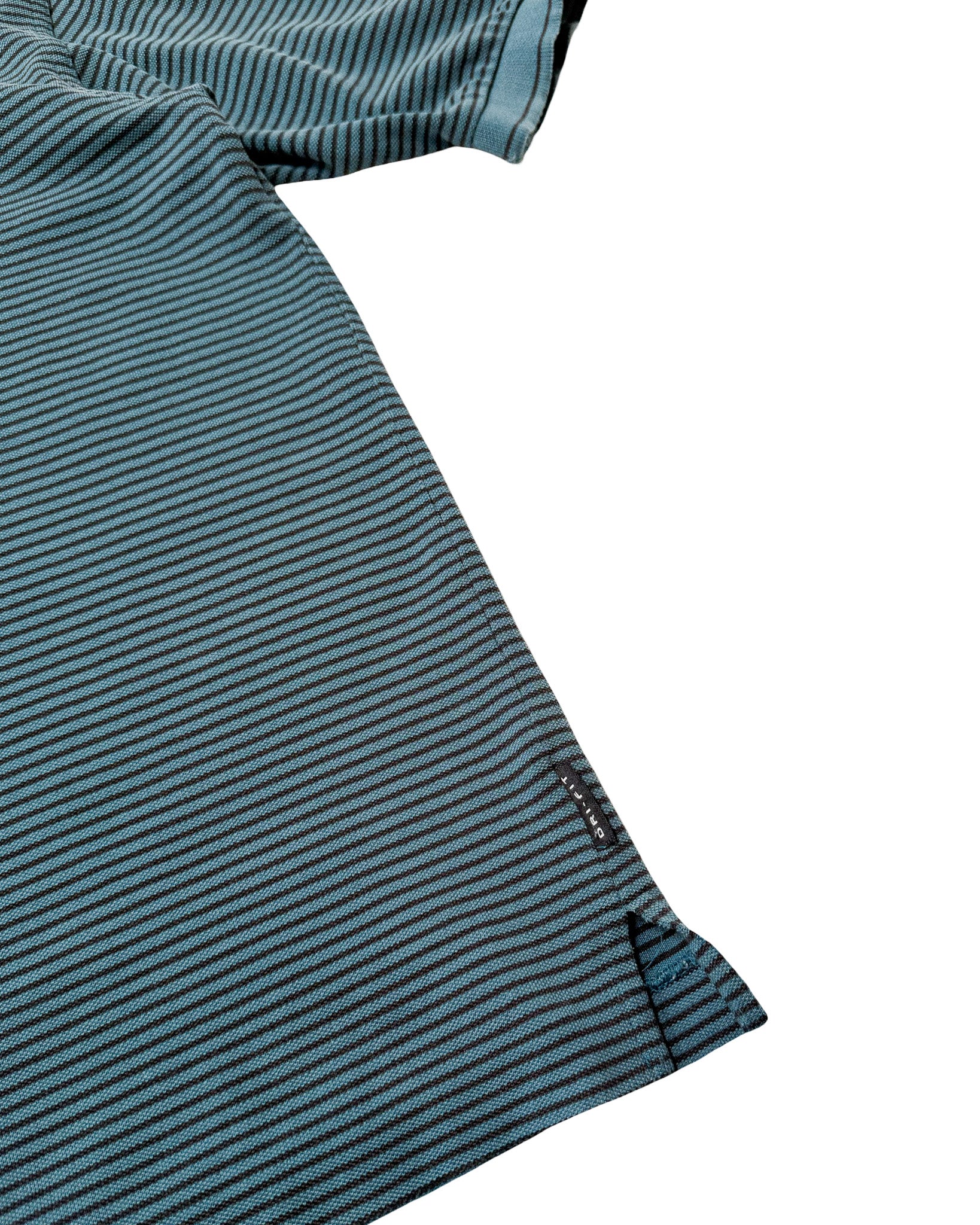 2000'S NIKE GOLF STRIPED POLO SHIRT - L