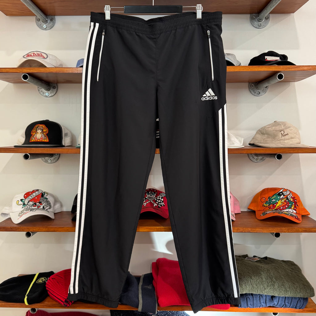 2013 ADIDAS LOGO 3 STRIPE TRACK PANTS - L/XL