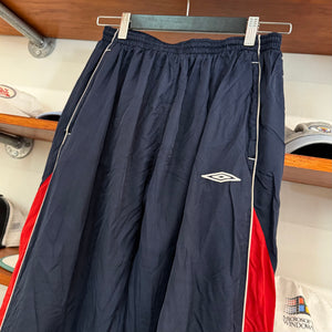 2000'S UMBRO LOGO PANEL TRACK PANTS - S