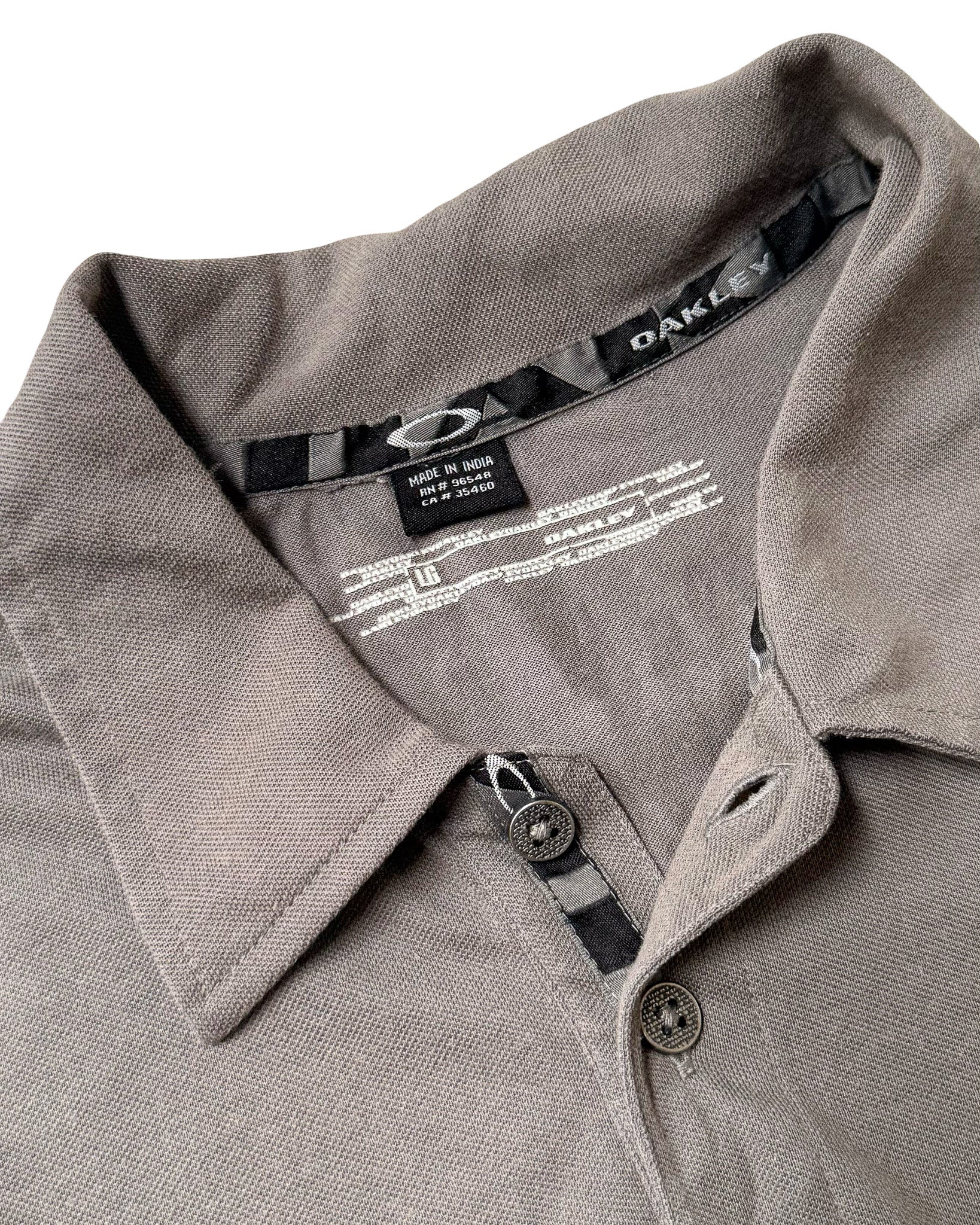 2000'S OAKLEY EMBROIDERED POLO SHIRT - M/L