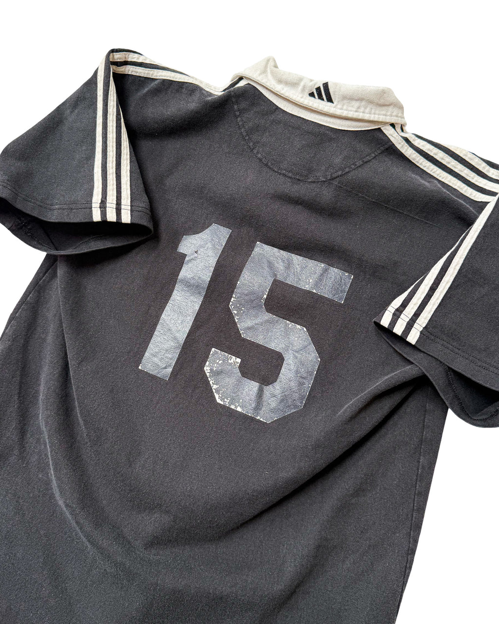 2000'S ADIDAS NEW ZEALAND ALL BLACKS POLO SHIRT - L