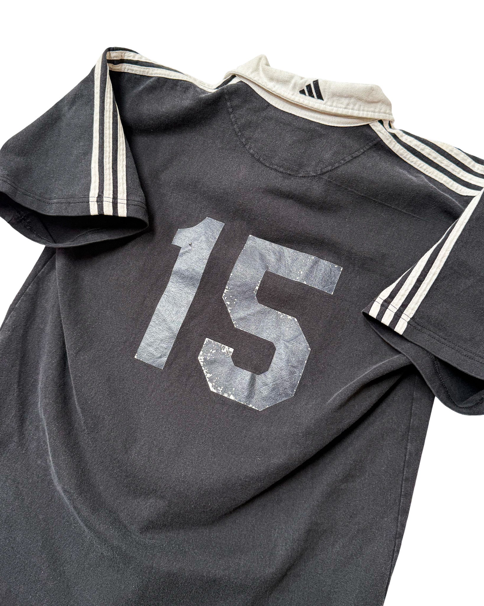 2000'S ADIDAS NEW ZEALAND ALL BLACKS POLO SHIRT - L