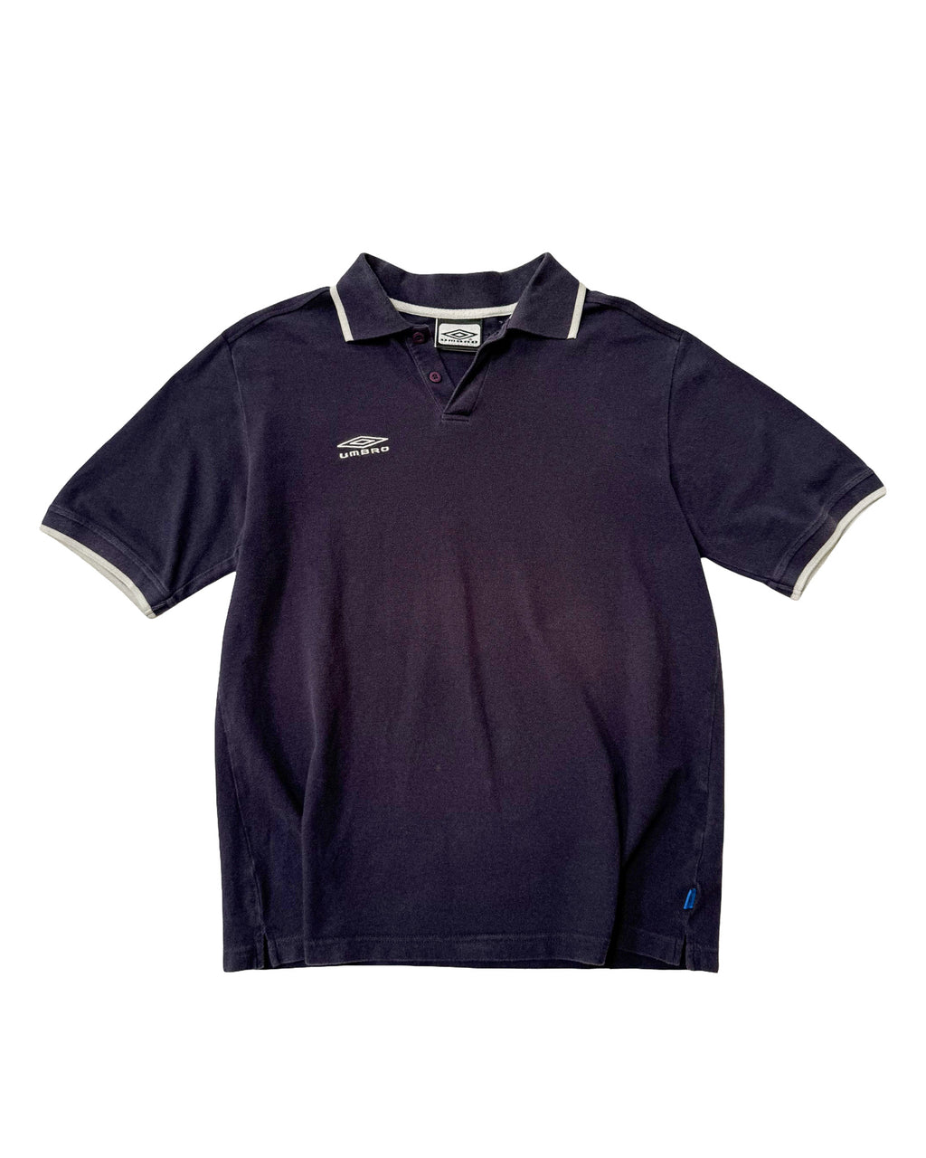 2000'S UMBRO EMBROIDERED POLO SHIRT - L