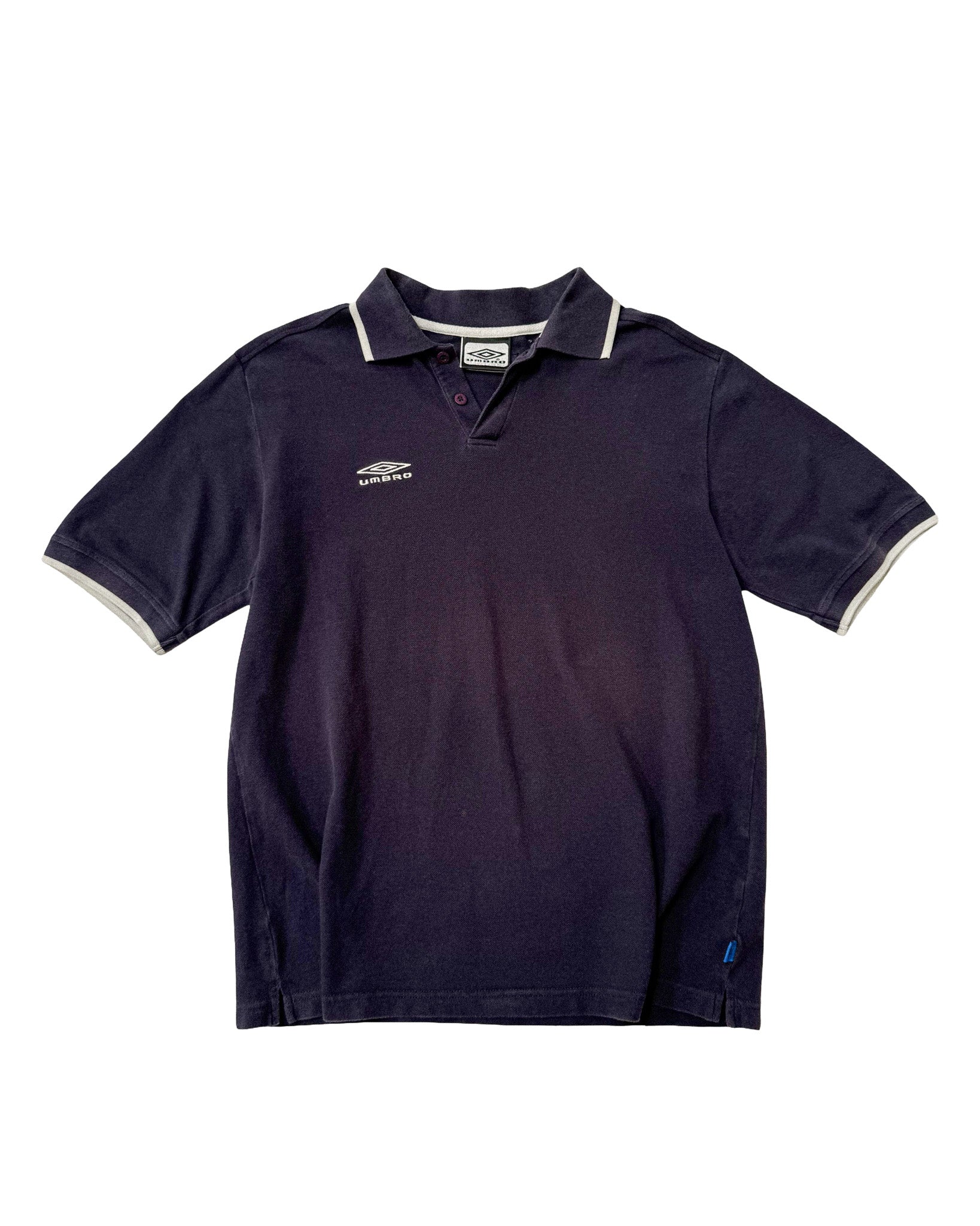 2000'S UMBRO EMBROIDERED POLO SHIRT - L