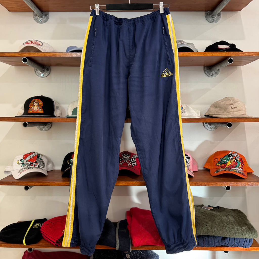2000'S ADIDAS LOGO 3 STRIPE TRACK PANTS - M