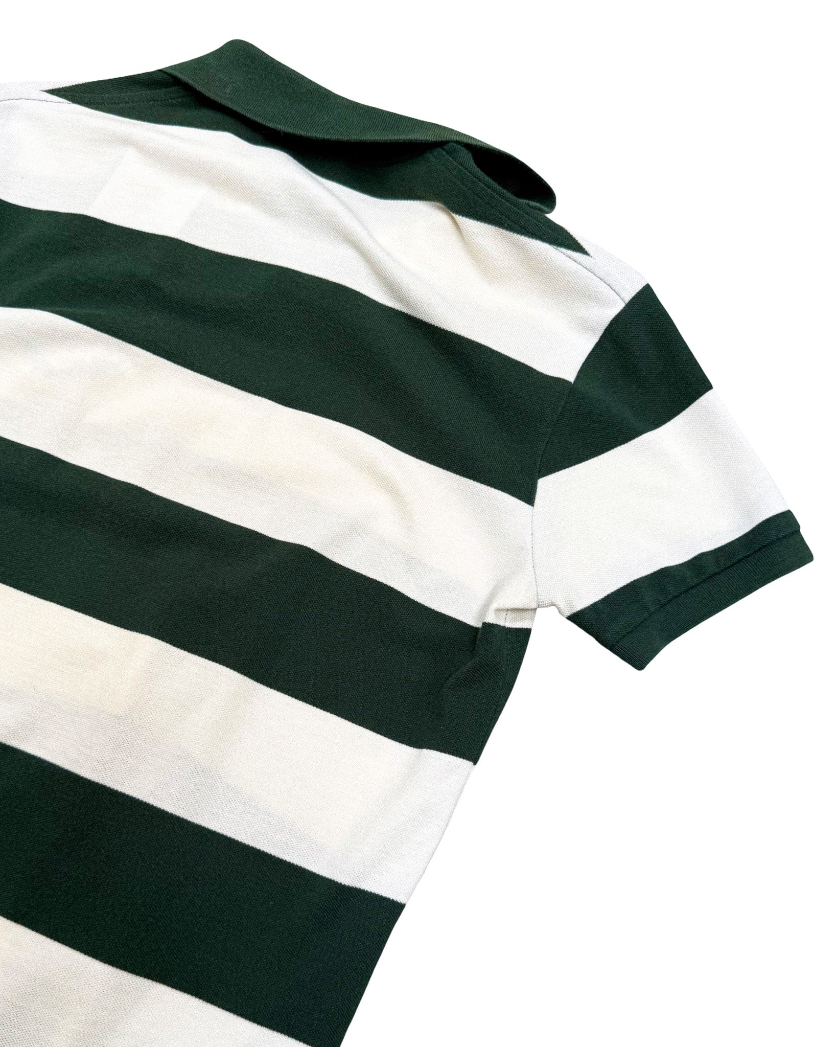 2000'S POLO RALPH LAUREN STRIPED POLO SHIRT - M