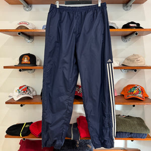 2004 ADIDAS LOGO 3 STRIPE TRACK PANTS - XL