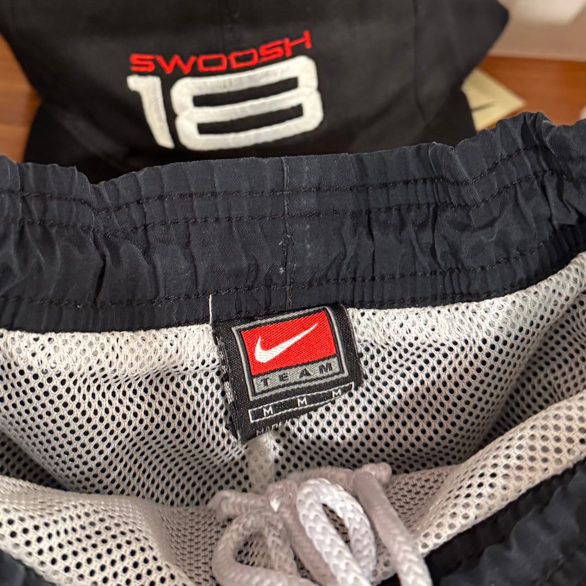 2000'S NIKE LOW SWOOSH TRACK PANTS - L