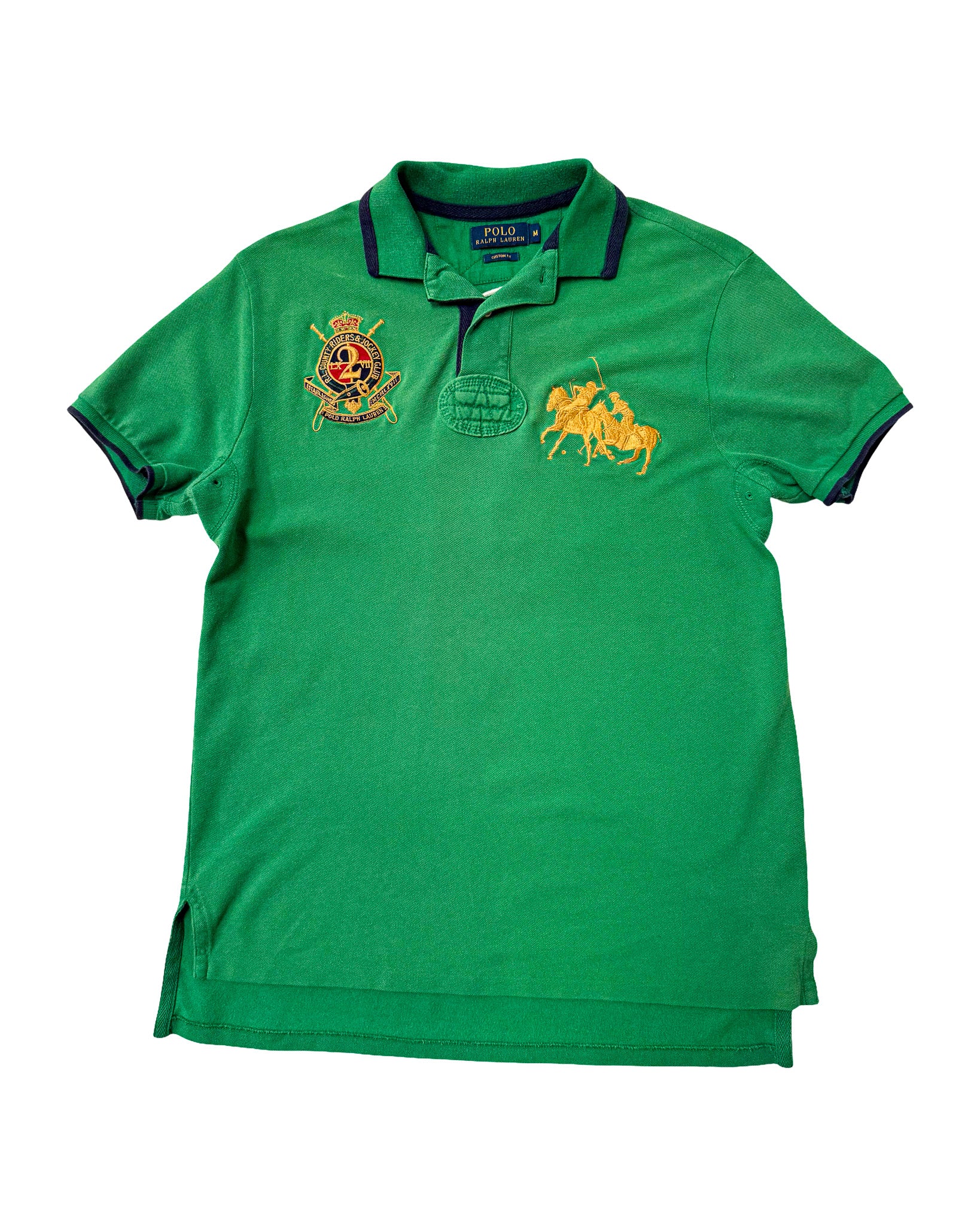 2000'S POLO RALPH LAUREN DOUBLE PONY POLO SHIRT - M