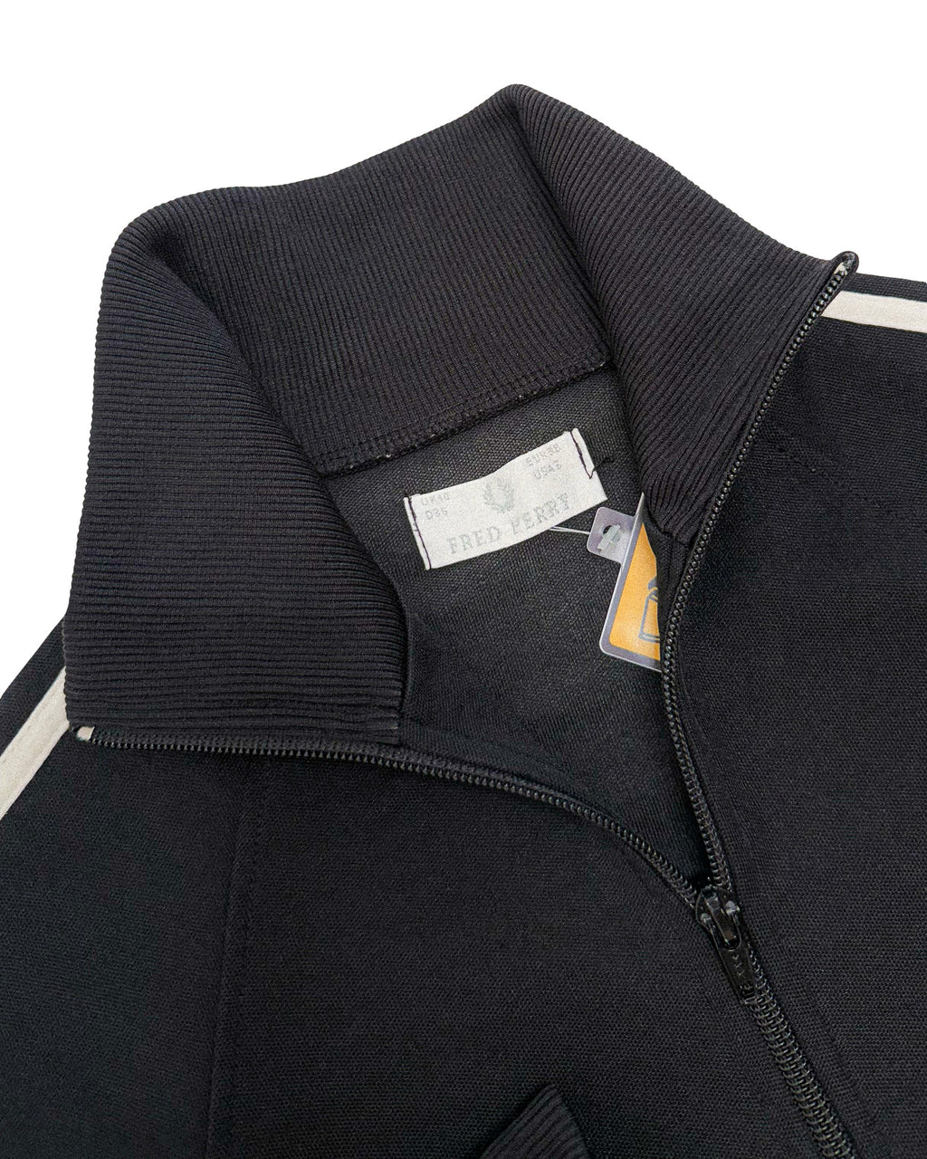 1990'S FRED PERRY EMBLEM TRACK JACKET - S