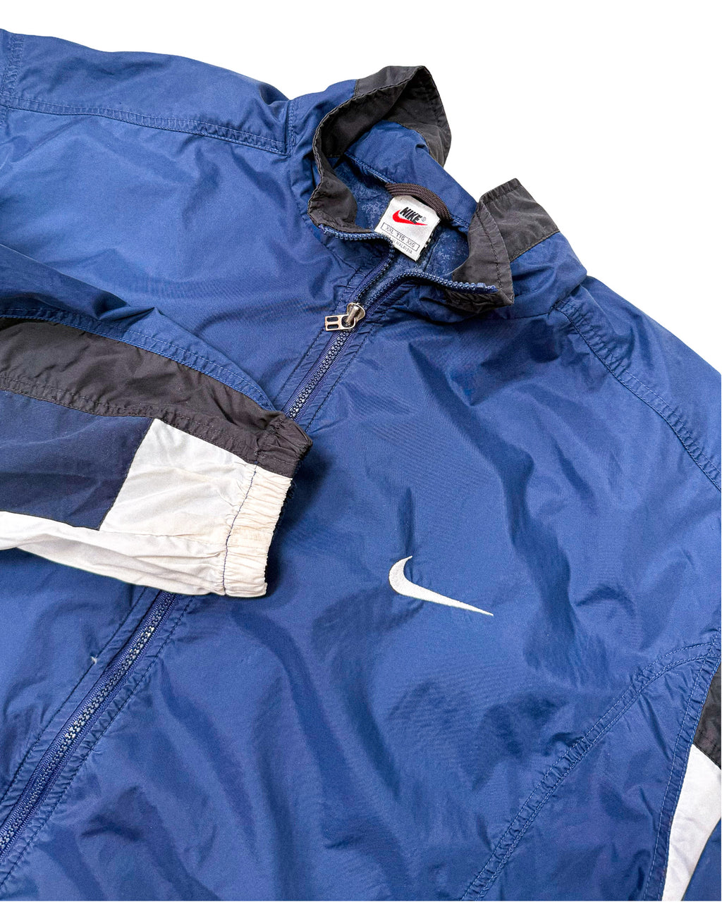 1990'S NIKE SWOOSH PANELS JACKET - XL