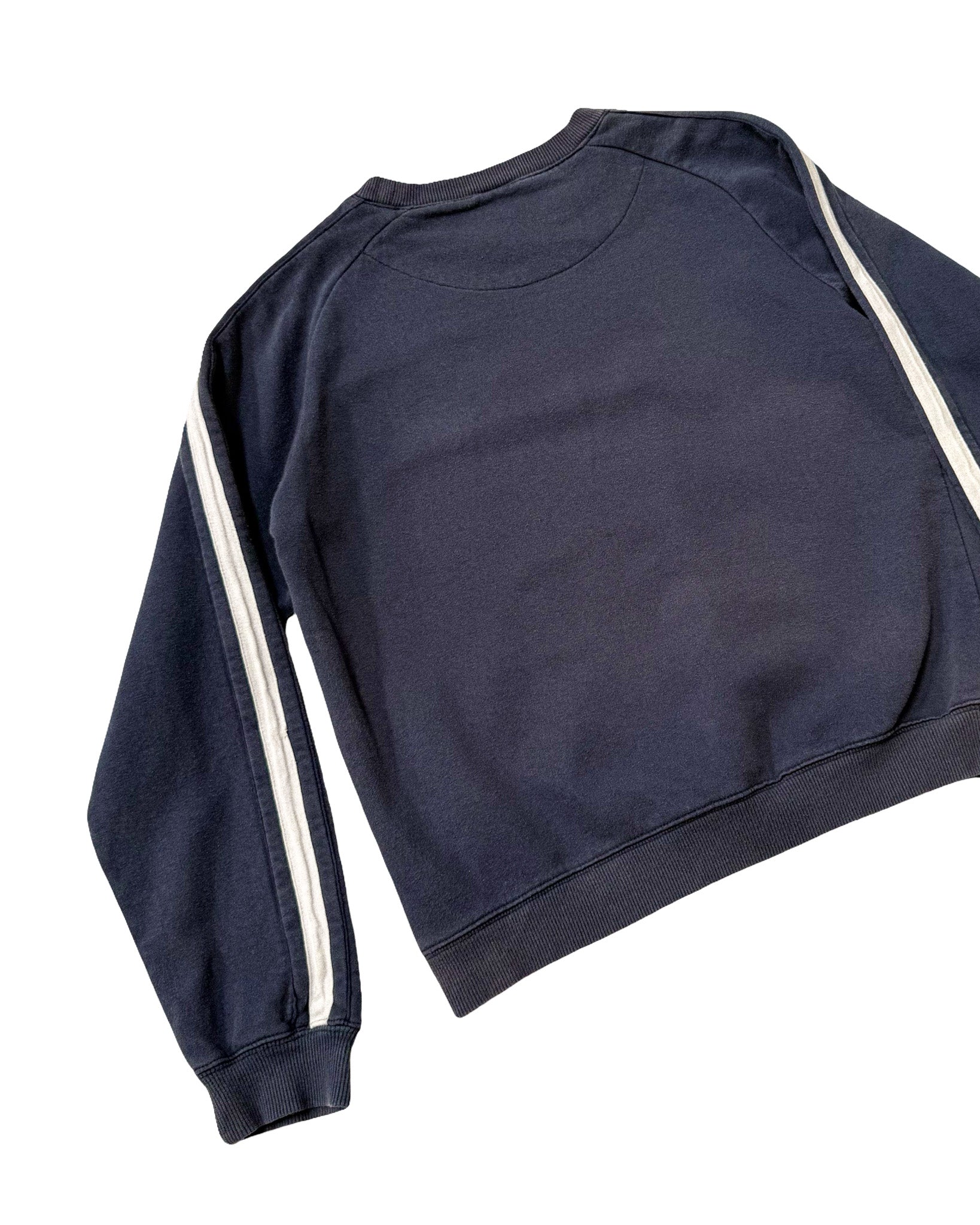 2000'S NIKE LOGO STRIPED SWEATSHIRT - M