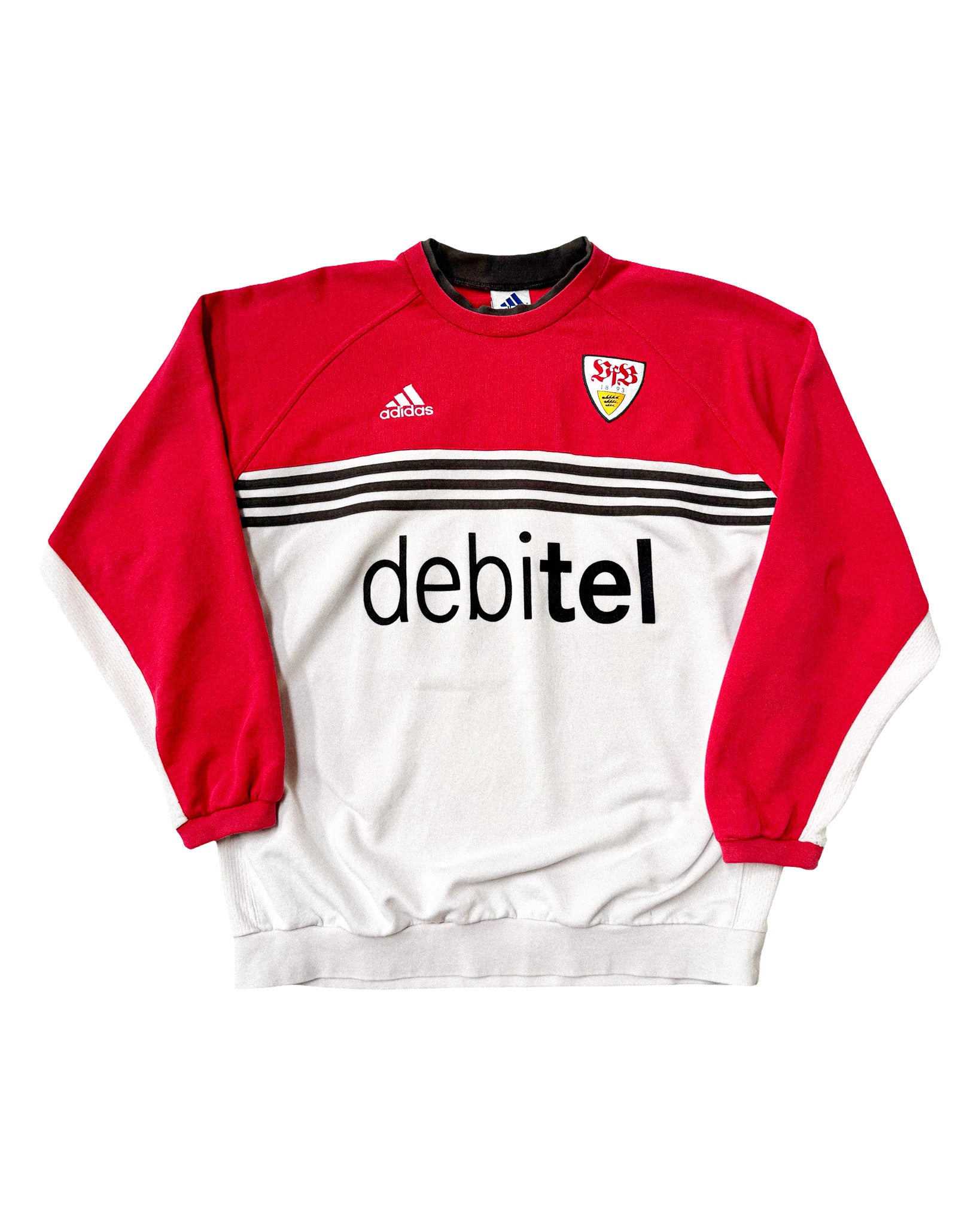 2000'S ADIDAS 'VFP STUTTGART FC' SWEATSHIRT - XL