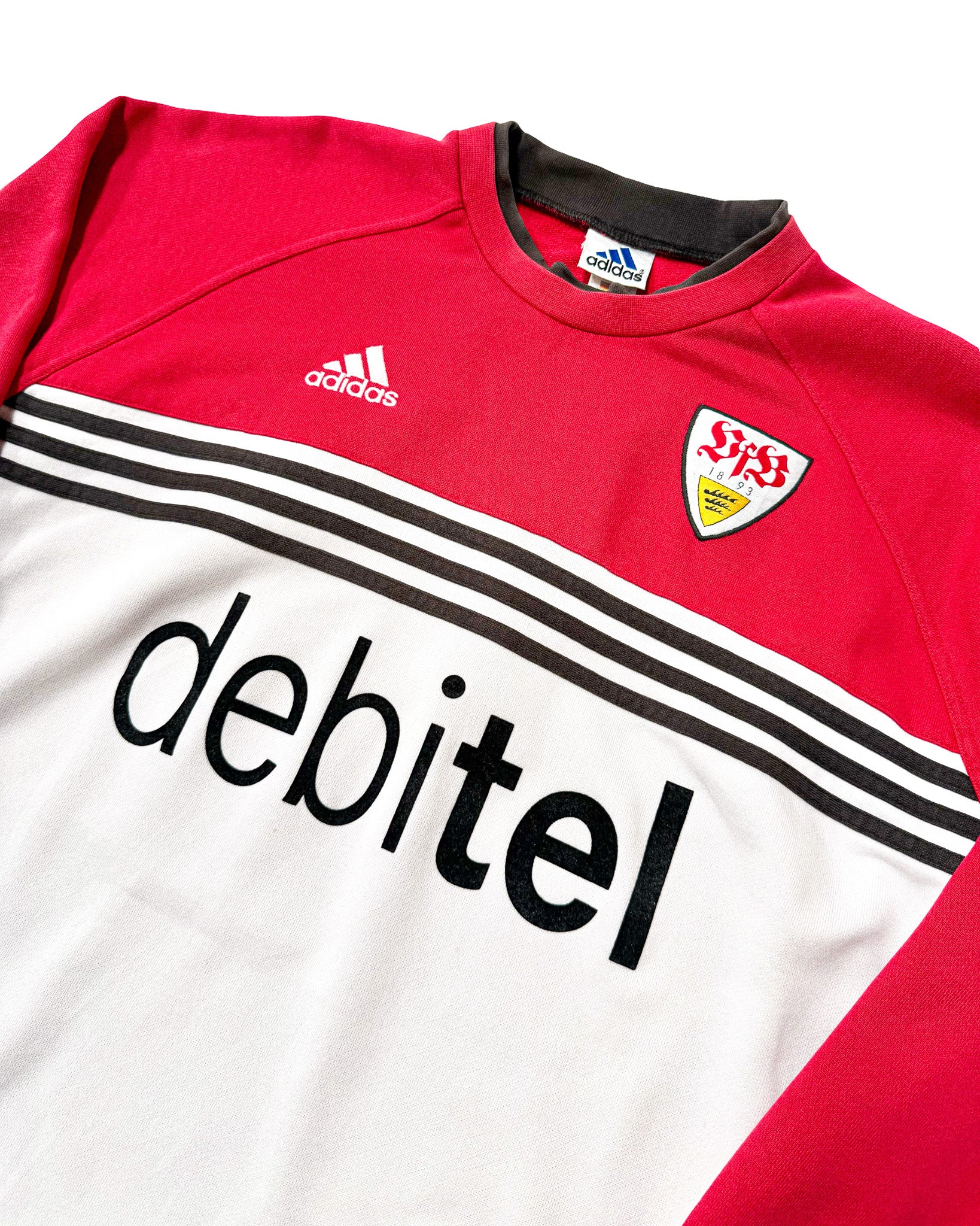 2000'S ADIDAS 'VFP STUTTGART FC' SWEATSHIRT - XL