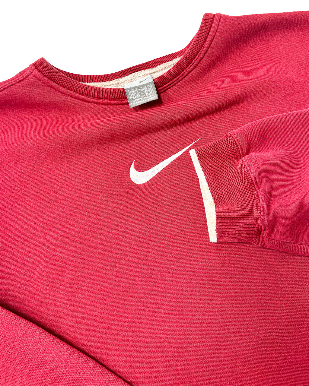 2000'S NIKE SWOOSH TRIM SWEATSHIRT - M