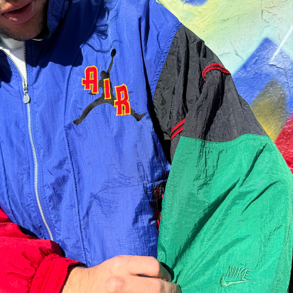 1993 NIKE AIR JORDAN LINED BOMBER JACKET - M