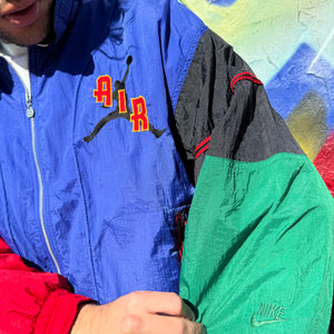 1993 NIKE AIR JORDAN LINED BOMBER JACKET - M