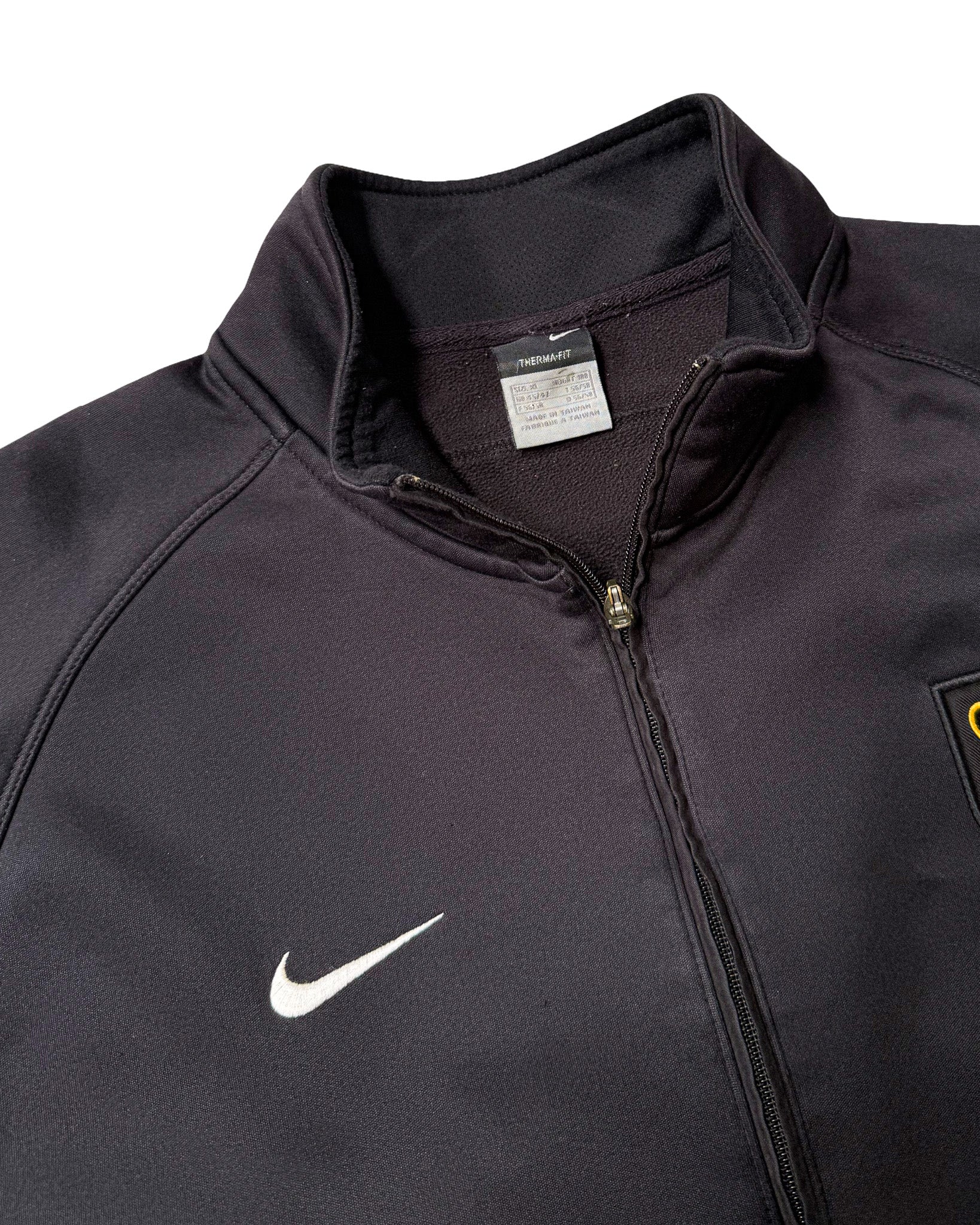 2000'S NIKE STADE TOULOUSAIN RUGBY UNION 1/4 ZIP JACKET - L