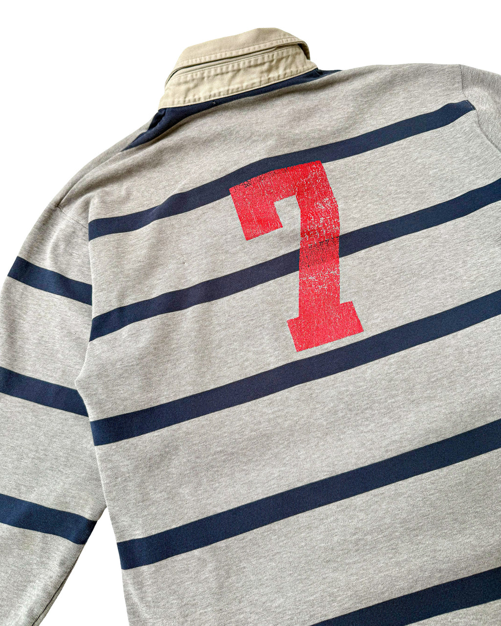 2000'S NIKE ATHLETIC LONG SLEEVE POLO SHIRT - L