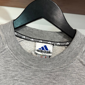 1999 ADIDAS EMBROIDERED 3-STRIPE SWEATSHIRT - M