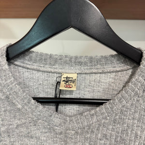 1990'S STUSSY 'MADE IN OZ' FLEECE SWEATSHIRT - L