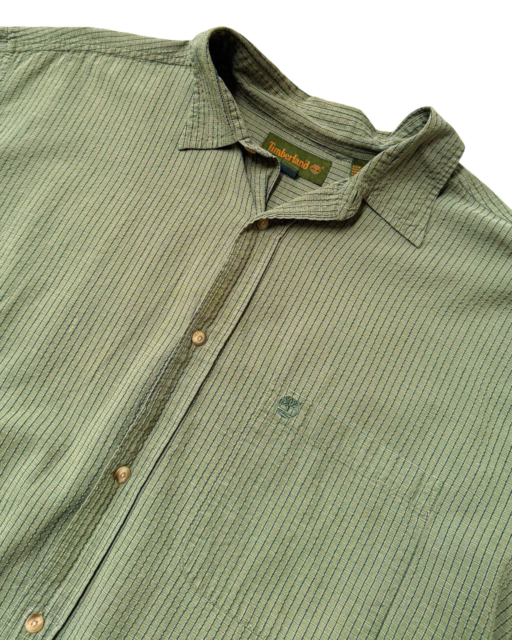 2000'S TIMBERLAND CHECKERED BUTTON-UP - XL