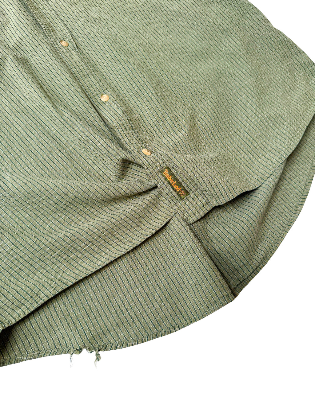 2000'S TIMBERLAND CHECKERED BUTTON-UP - XL